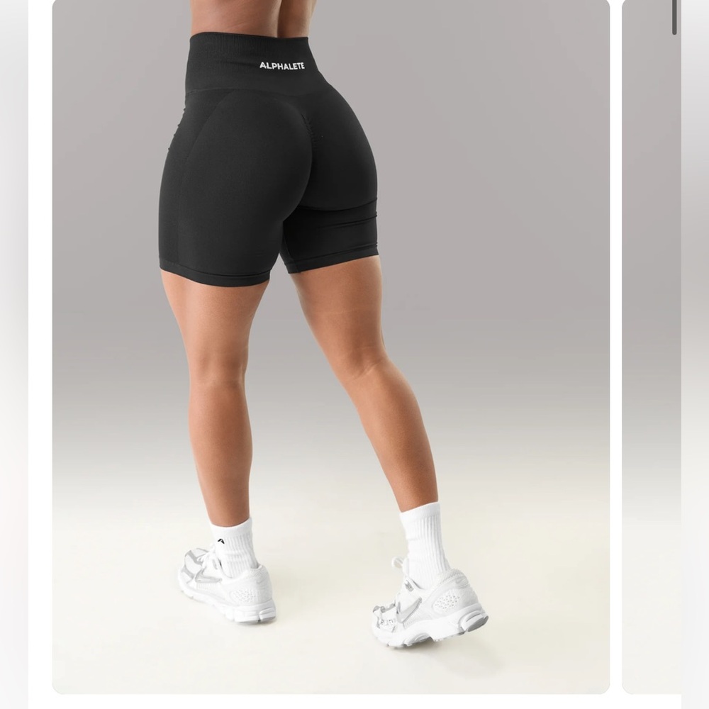 Alphalete Women's Black Bike Shorts